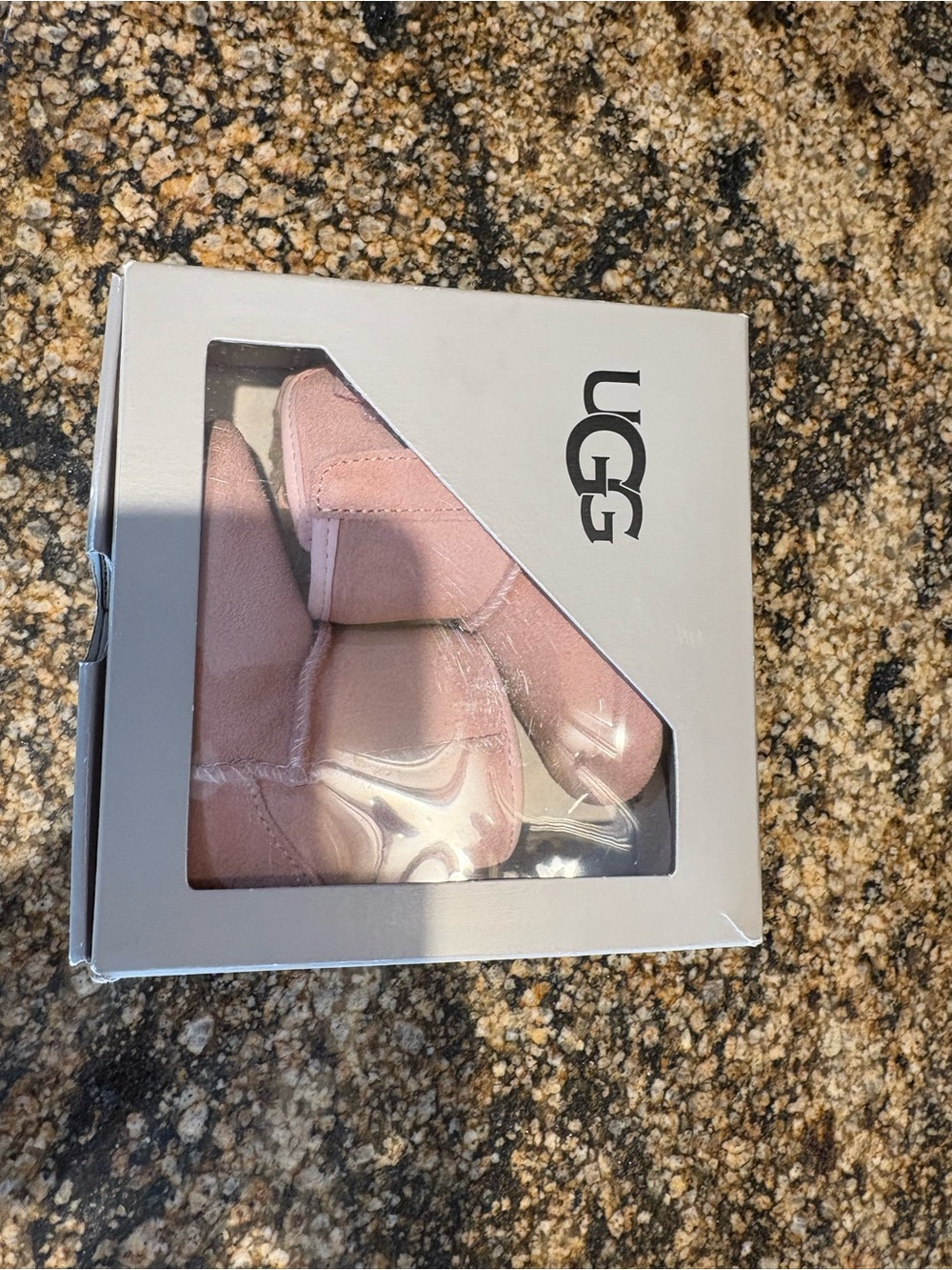 UGG Kids Blush Pink Cozy Shearling Booties